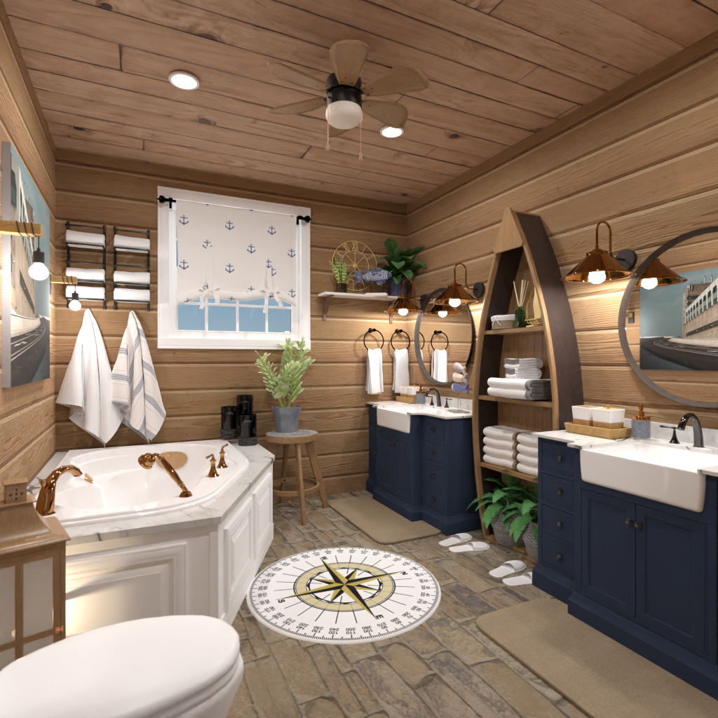 Nautical bathroom 12255721 by Editors Choice image
