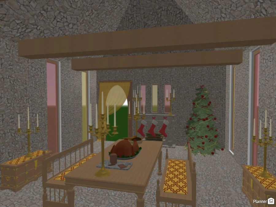 Salão medieval natal #3020768 by DPdesign