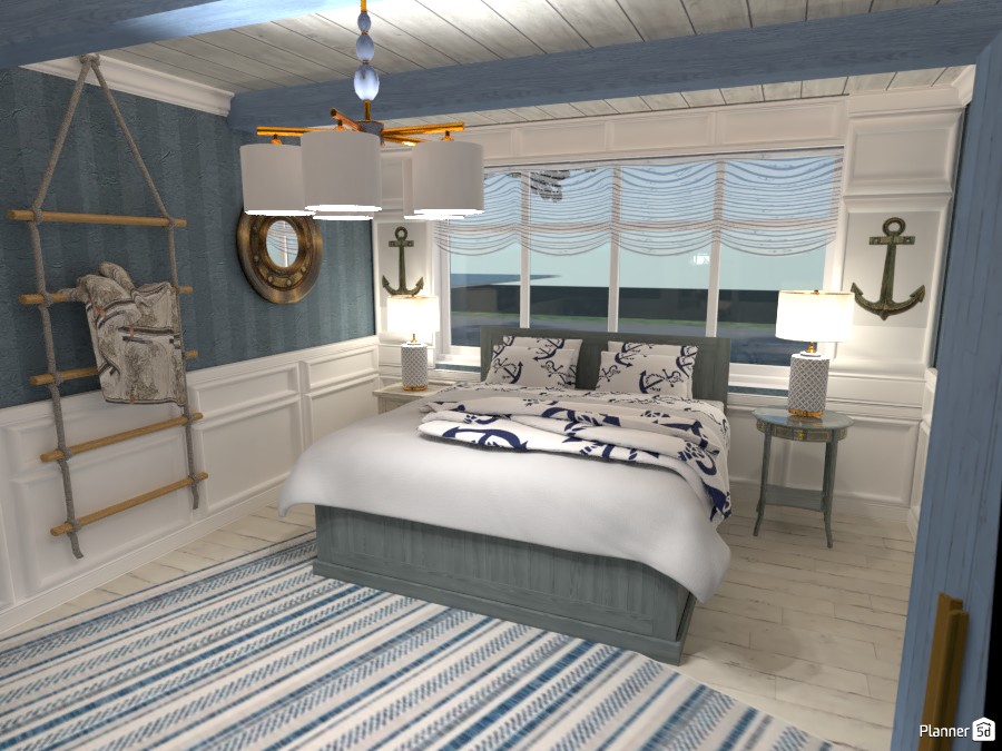 SeaHouse: Bedroom #5611385 by Micaela Maccaferri