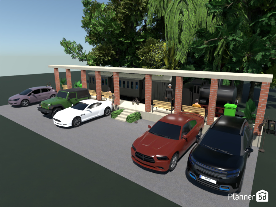 Train Station #13408143 by LIXx