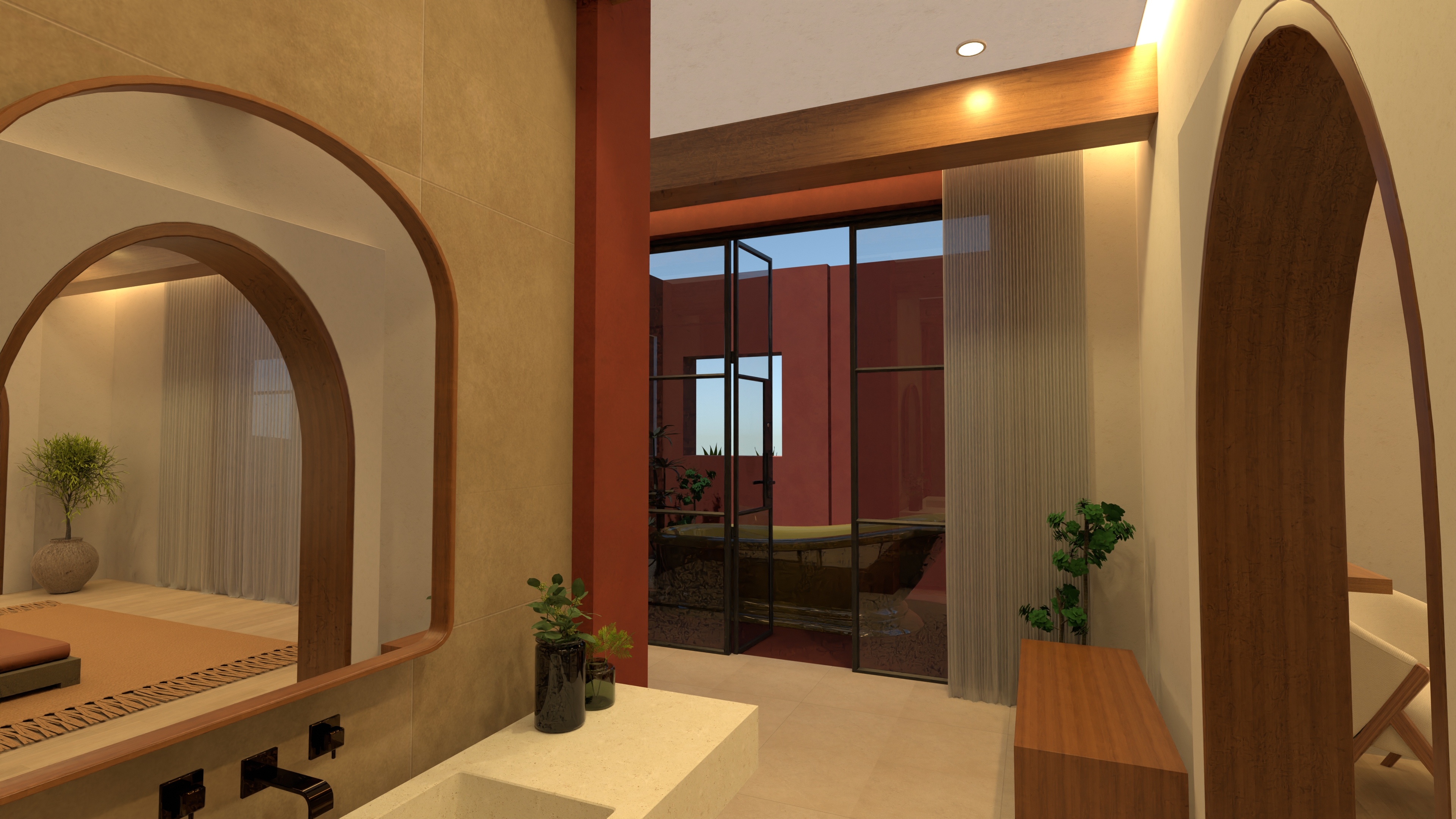 The Terrace Bath — Casa Grana #35309242 by Michel