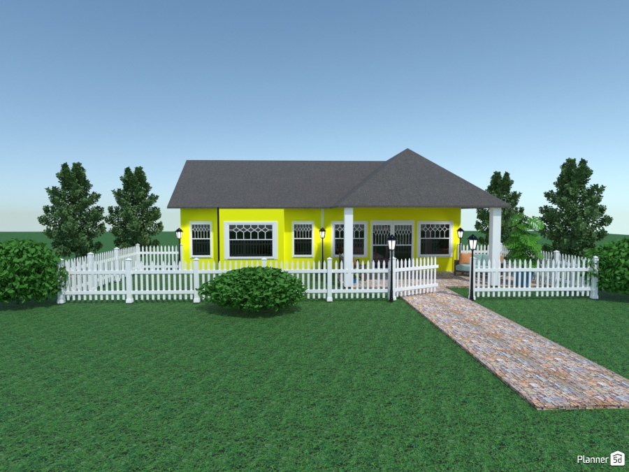 yellow guest house #2229715 by Joy Suiter