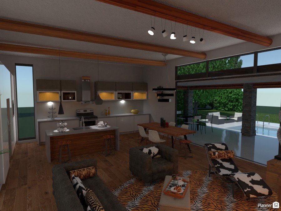 Cozy House: Kitchen View #2999338 by Moonface