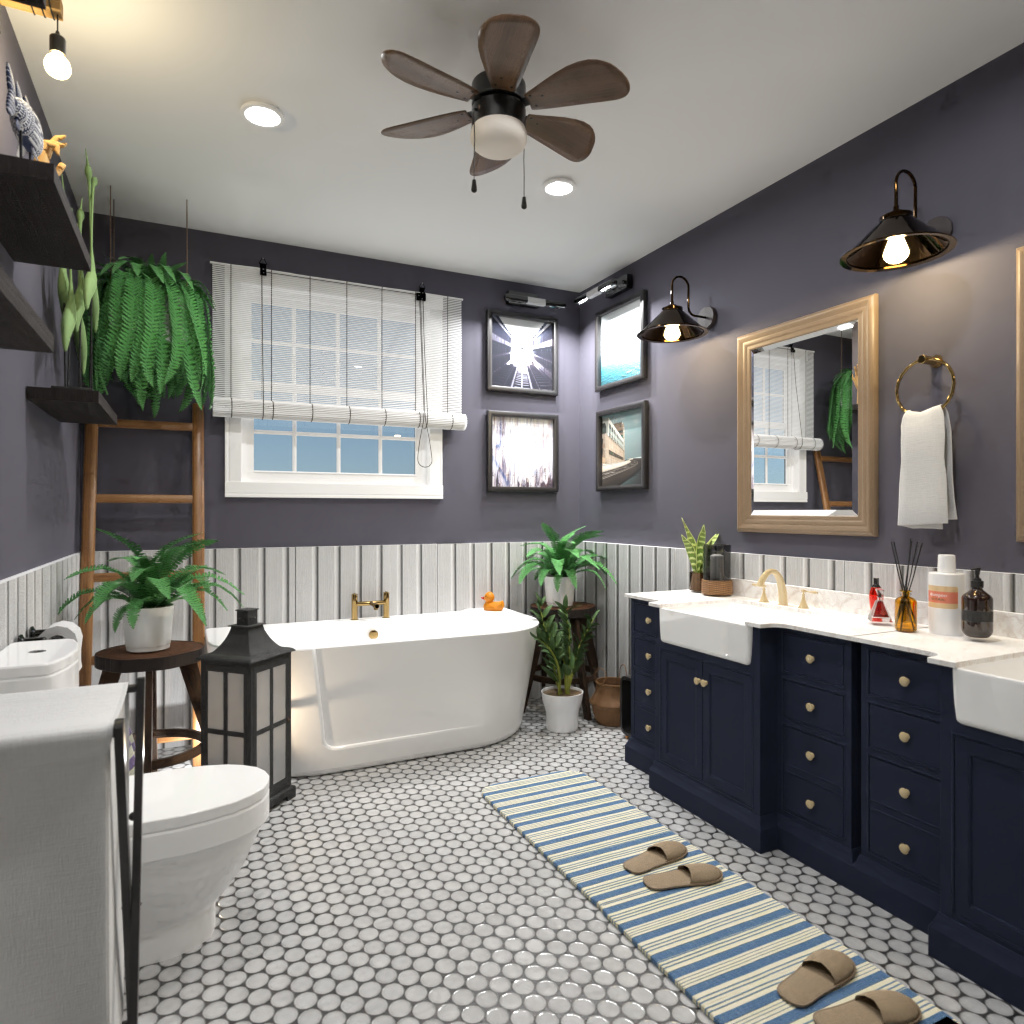 Nautical bathroom #12241477 by Editors Choice