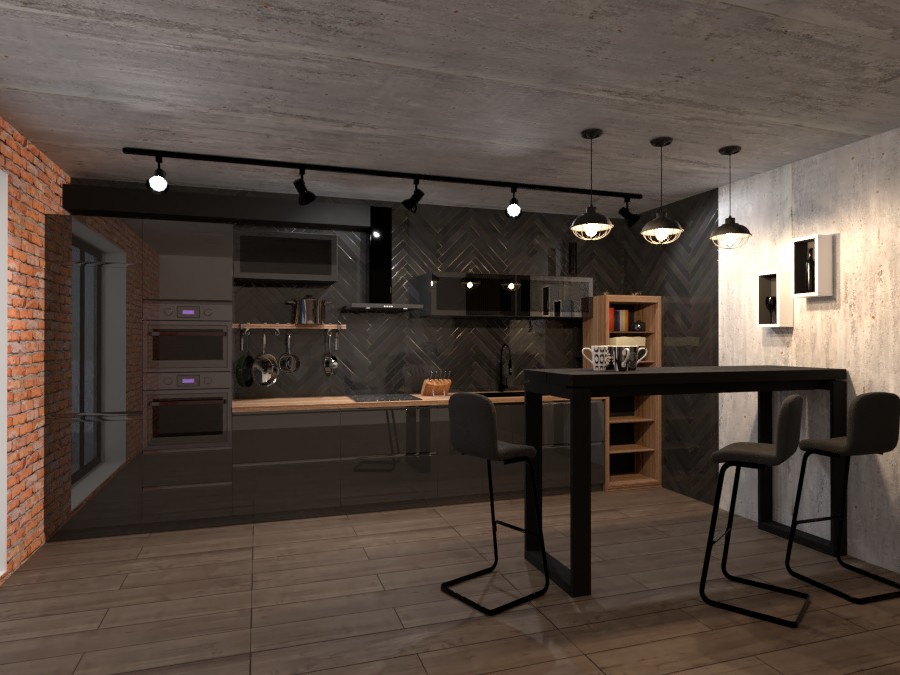 Кухня Loft #4792526 by Ruslan Lishchenko