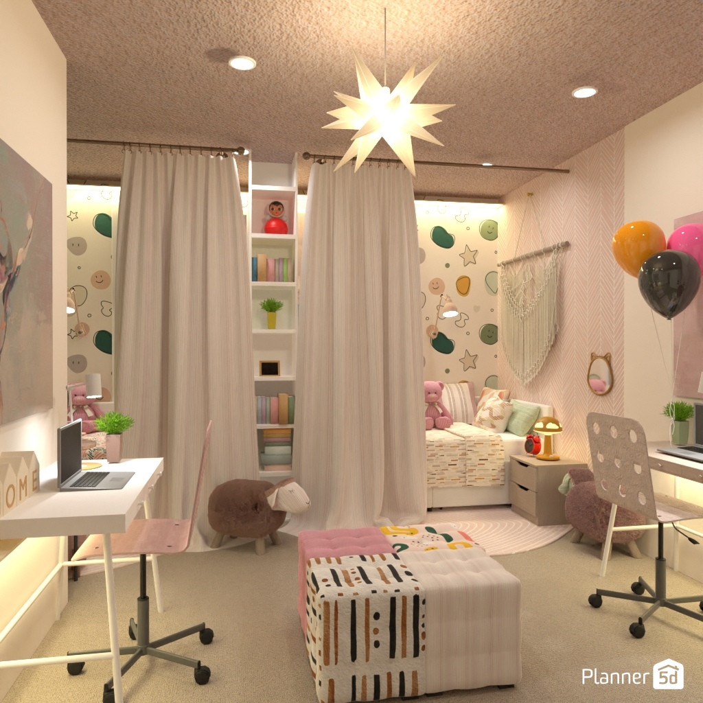 Bedroom for twins #36162060 Por Editors Choice