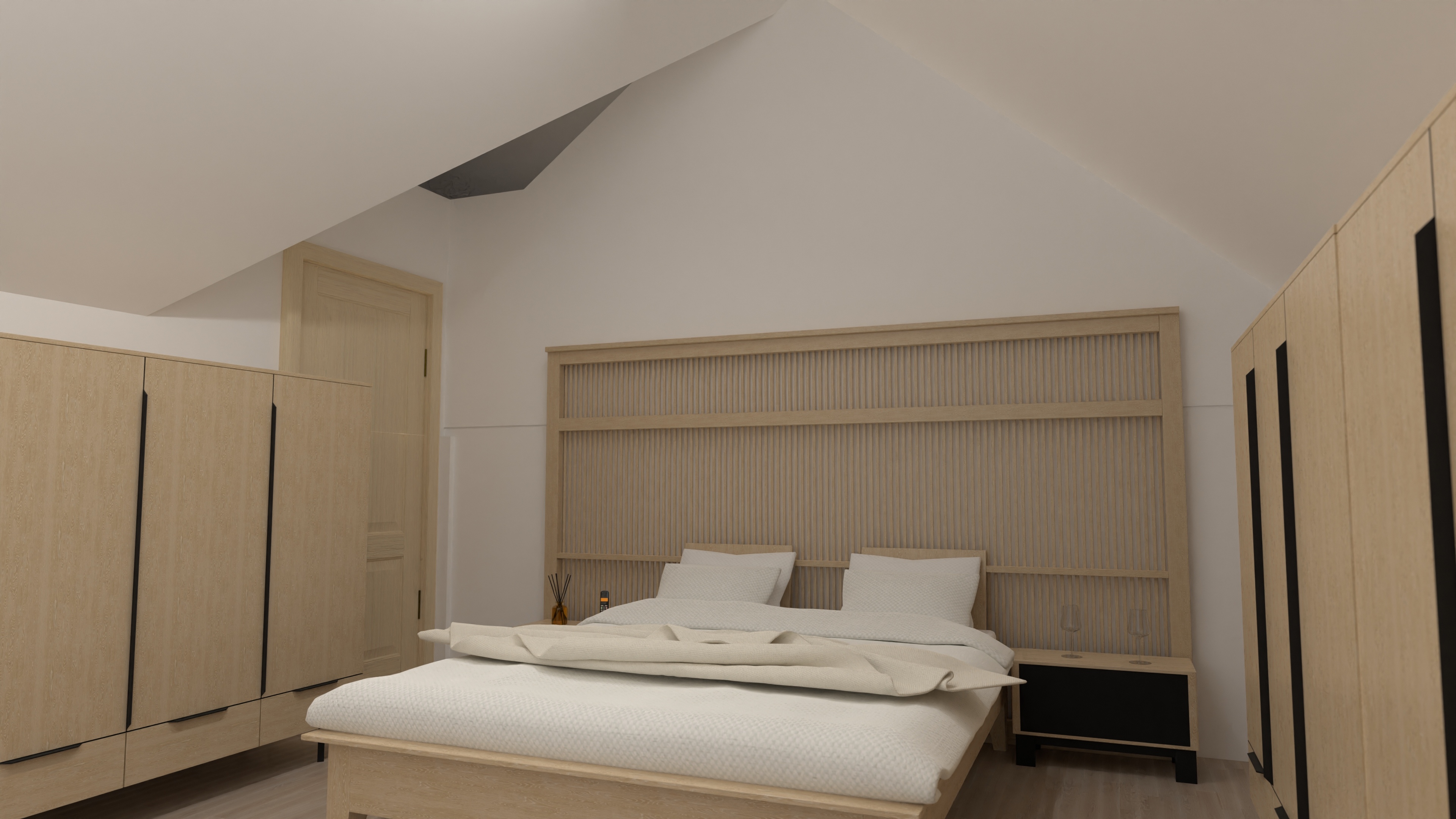 Vertical island - high cabinets - glass #23392474 by Ole