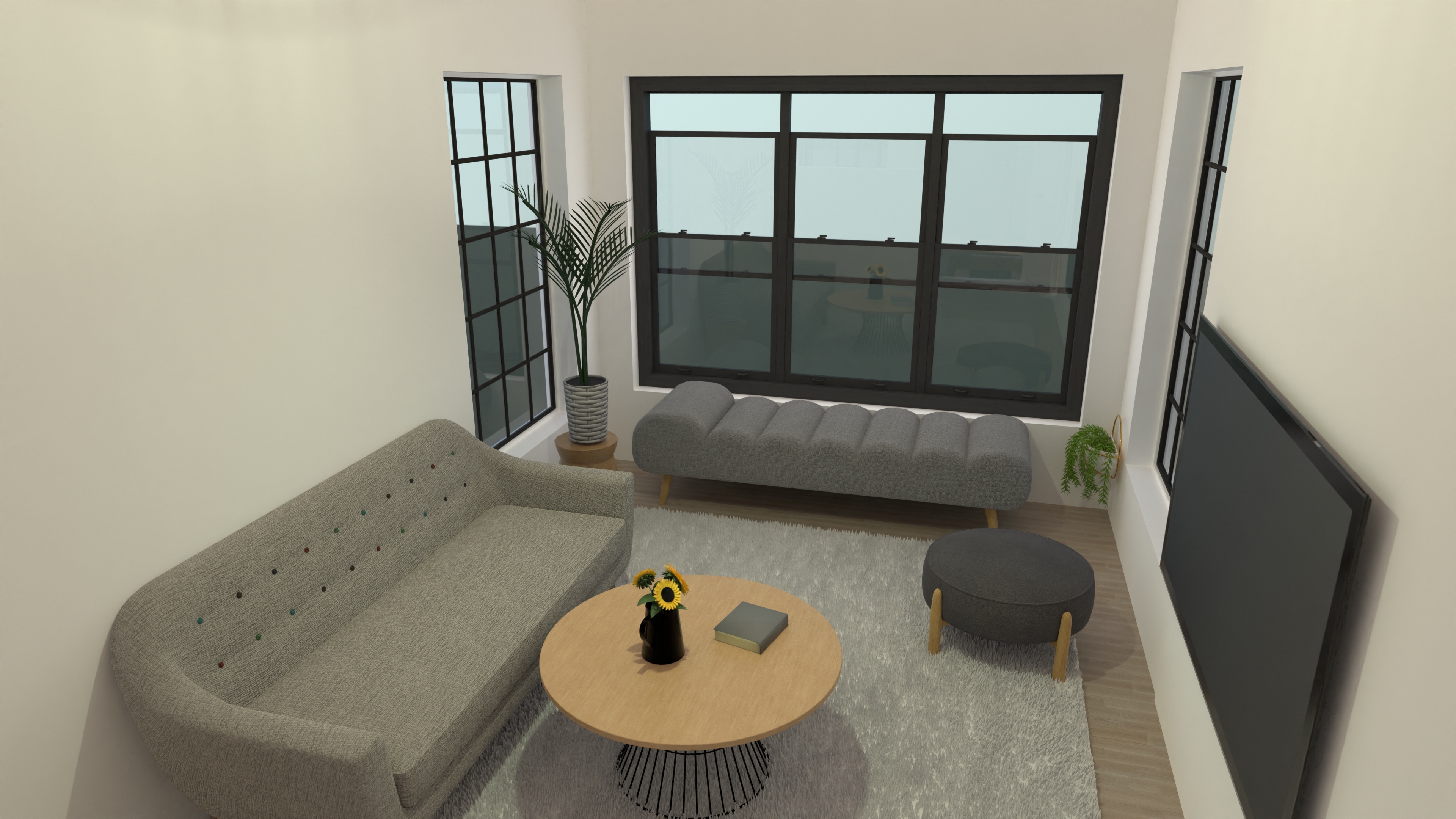 Vertical island - high cabinets - glass #23337026 by Ole