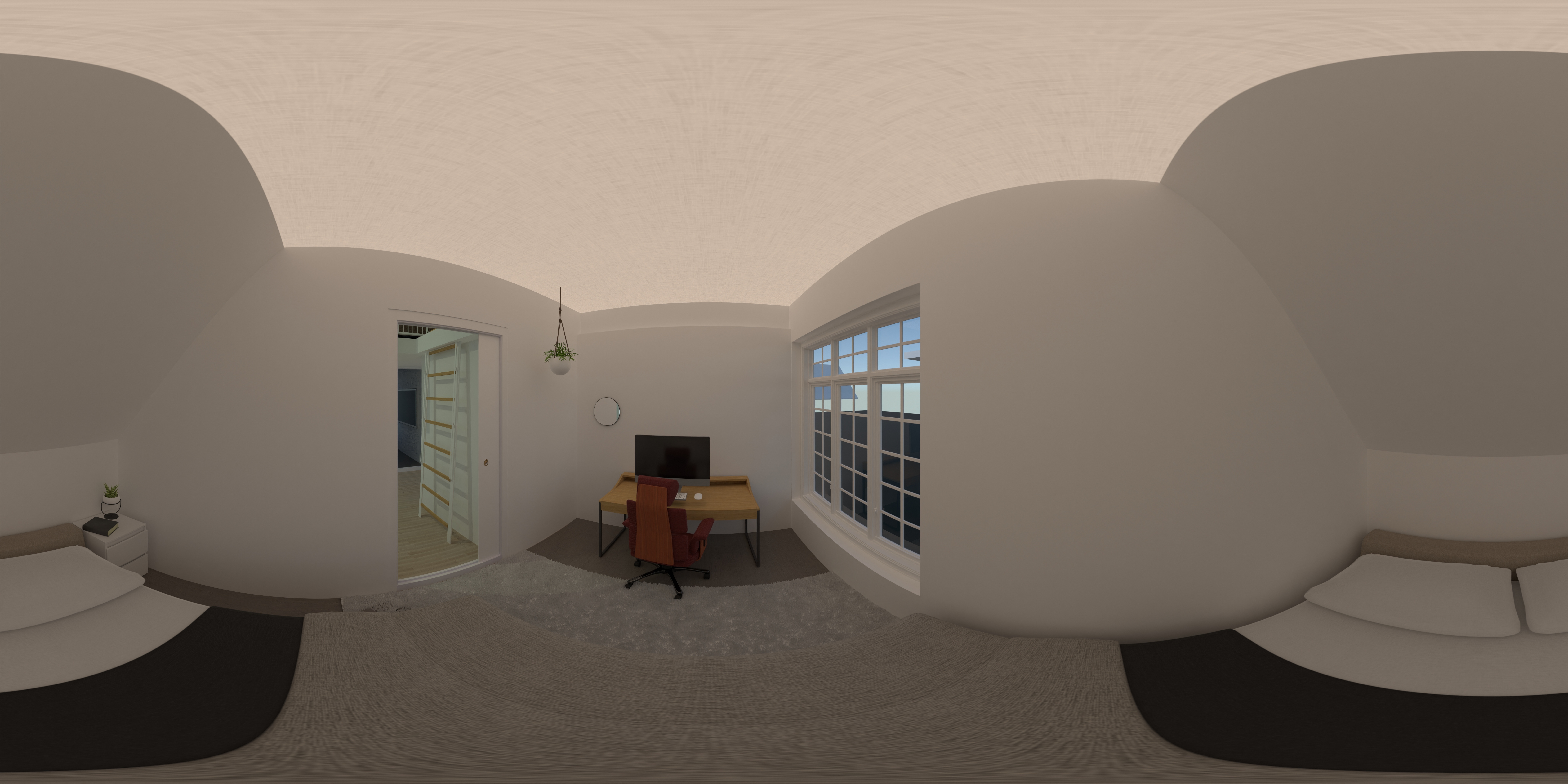 Vertical island - high cabinets - glass #23406607 by Ole