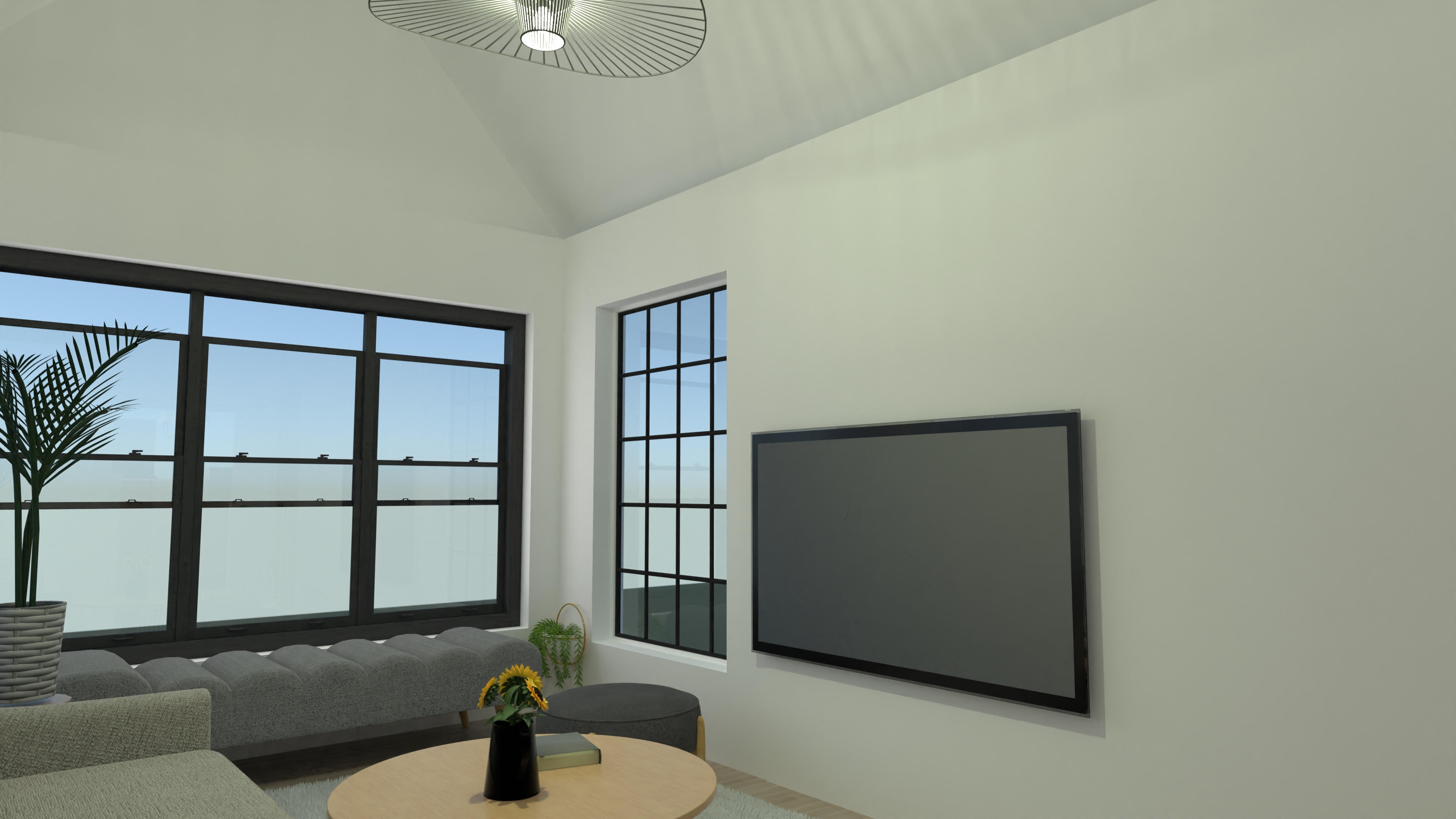 Vertical island - high cabinets - glass #23341218 by Ole