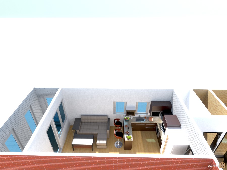 Кухня-гостинная #1089107 by Kristina