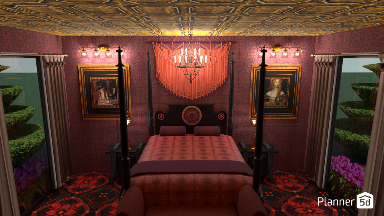 Red Room #14362403 by Aldona