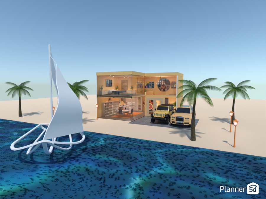 Beach house #8702109 by LIXx