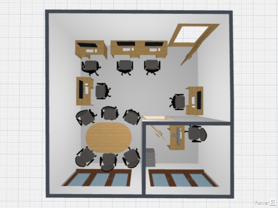 Projeto hiarle Free Online Design 3D Office Floor Plans by Planner 5D