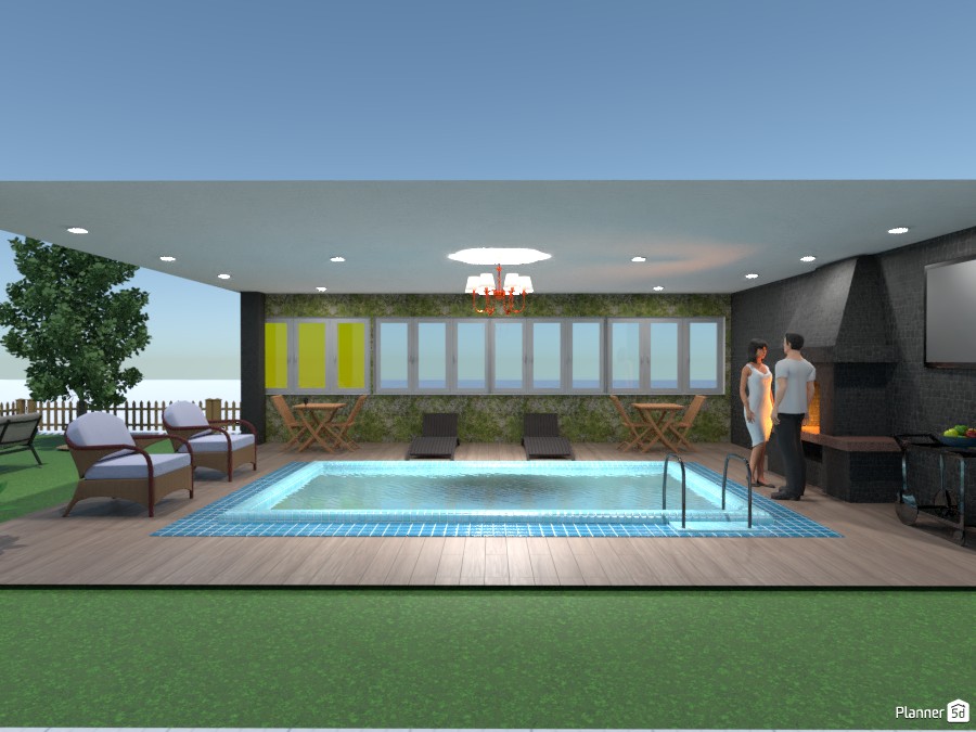 Terrace & Pool #3333552 by JULIETA