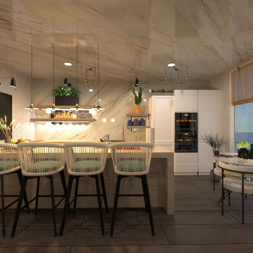 Brown and White Kitchen #3342888 by Editors Choice