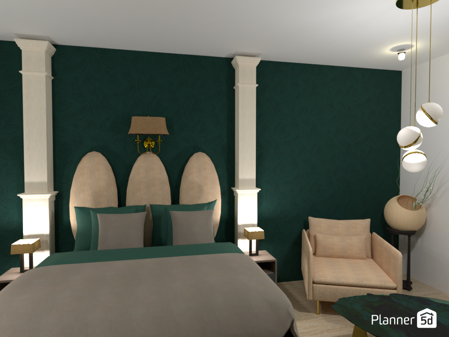 hotel room bed view #6636998 by vassilianna