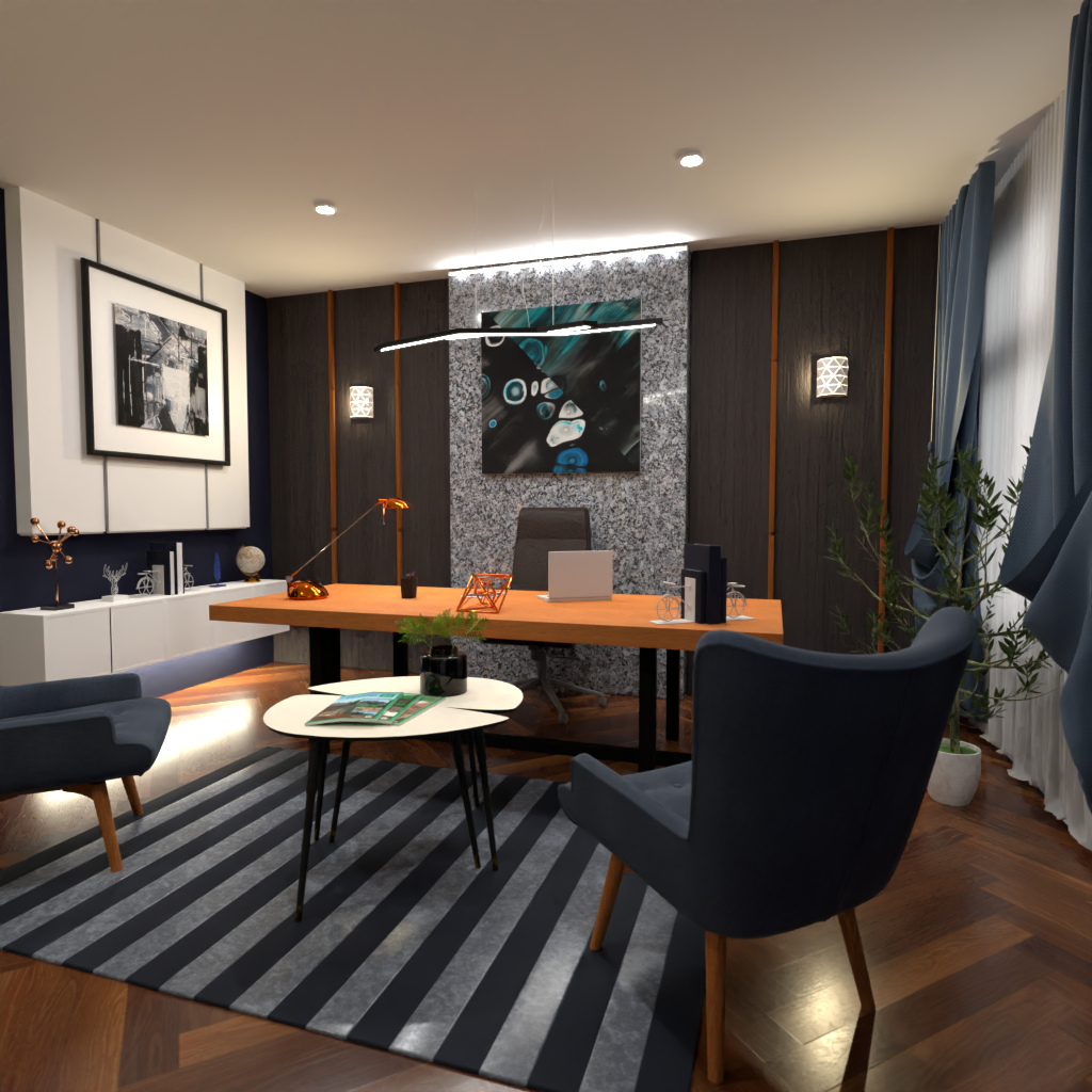 Pared azul #15113371 by Editors Choice