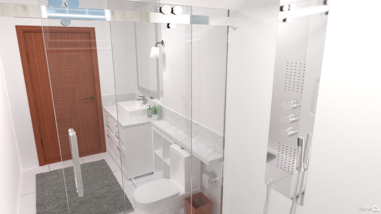 Banheiro social simples. #3422153 by Matheus Gonçalves