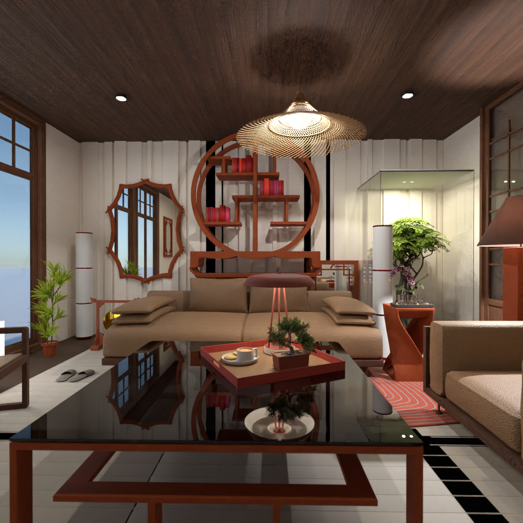 Japanese-style Living Room #15373155 by Editors Choice