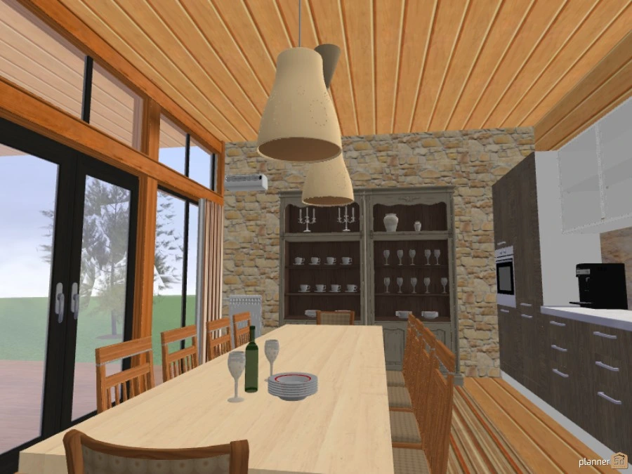 Winter cabin #53641 Por Marina Fragouli/Μαρίνα Φραγκούλη