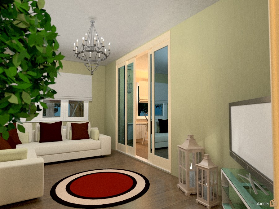 Большая квартира из 2 квартир для семьи из 3-х человек. #1162545 by Elena