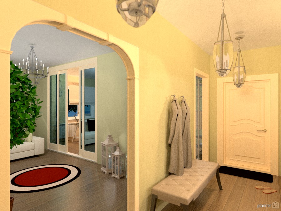 Большая квартира из 2 квартир для семьи из 3-х человек. #1162547 by Elena