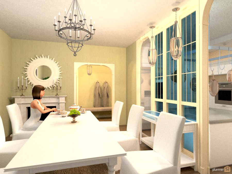 Большая квартира из 2 квартир для семьи из 3-х человек. #1162840 by Elena