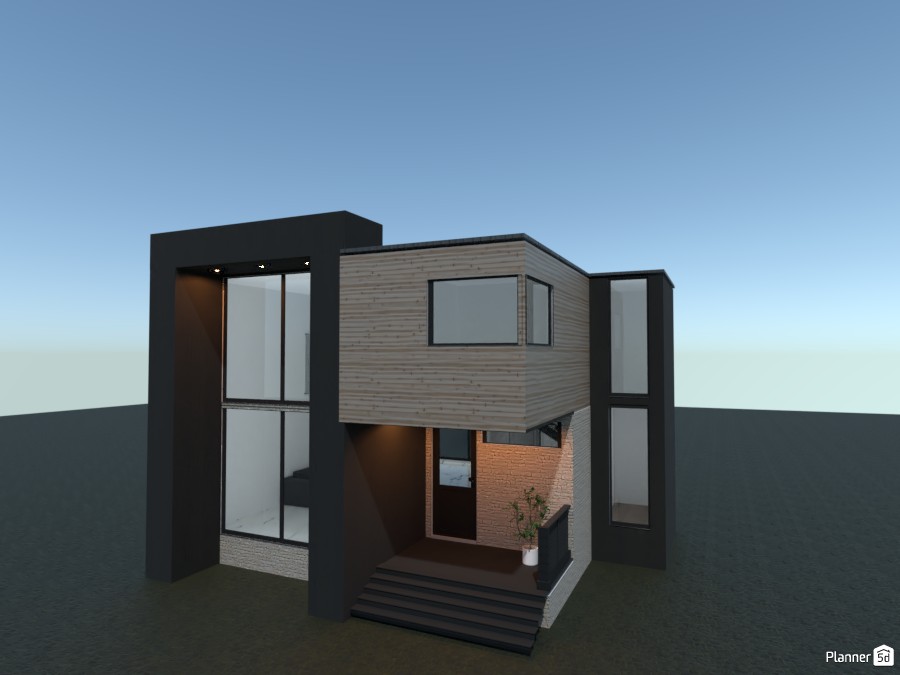 Modern house - Free Online Design | 3D Floor Plans by Planner 5D