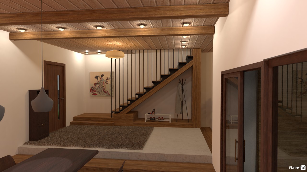 Modern Japanese style hallway #3984506 by Secondsim