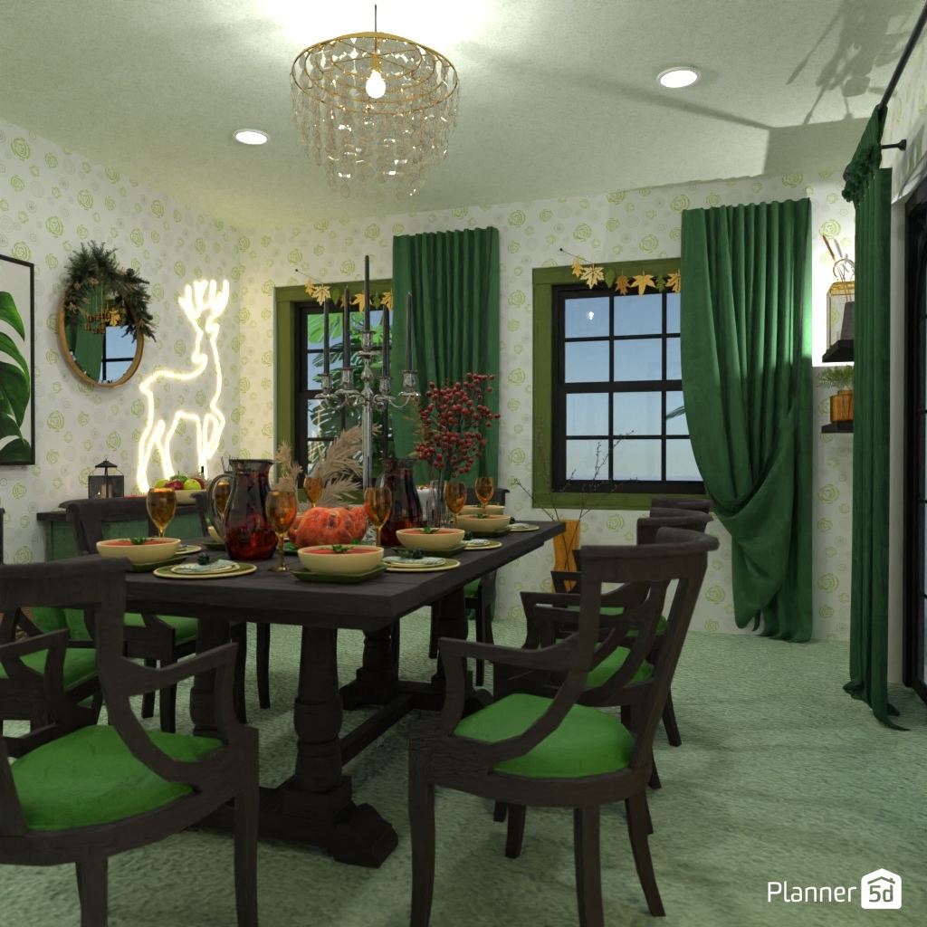 DB: Thanksgiving Day - room shell copy #23408907 by Editors Choice