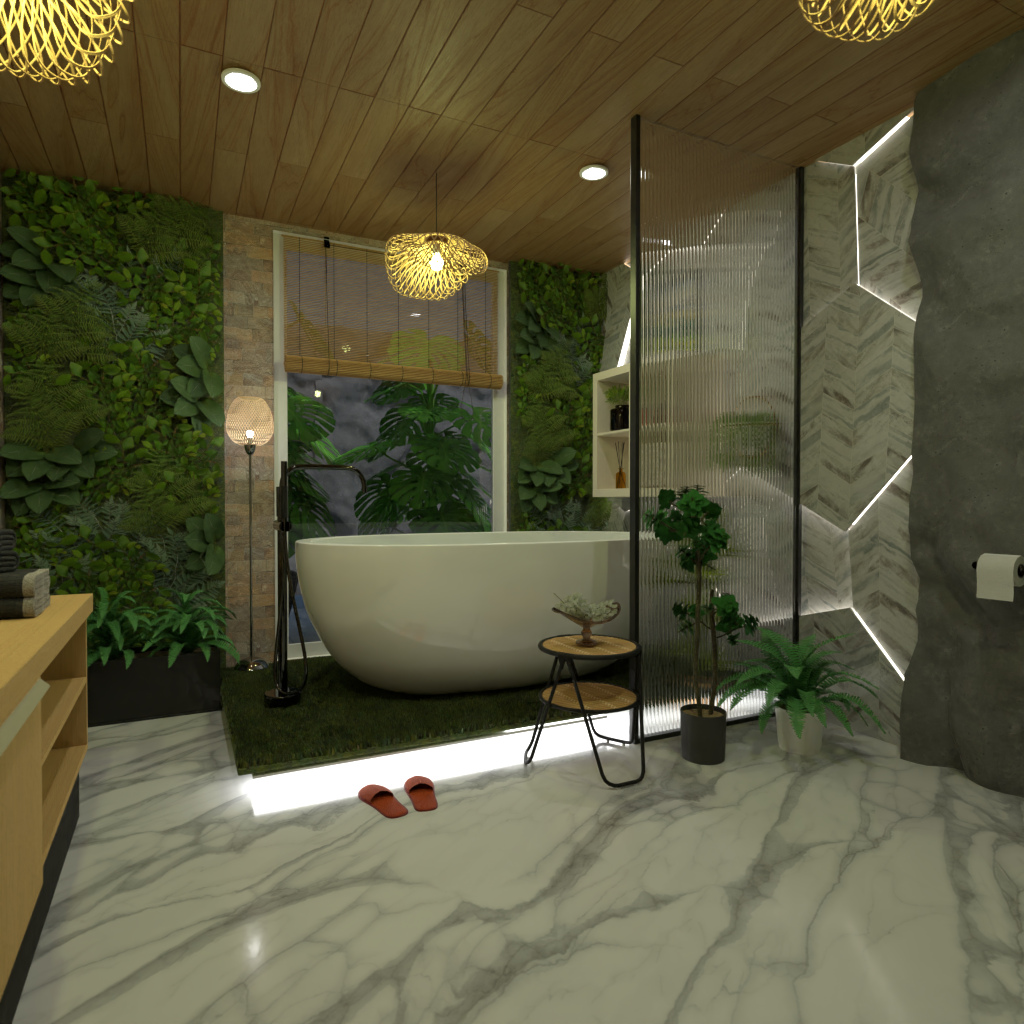 Biophilic Bathroom #13087499 by Editors Choice