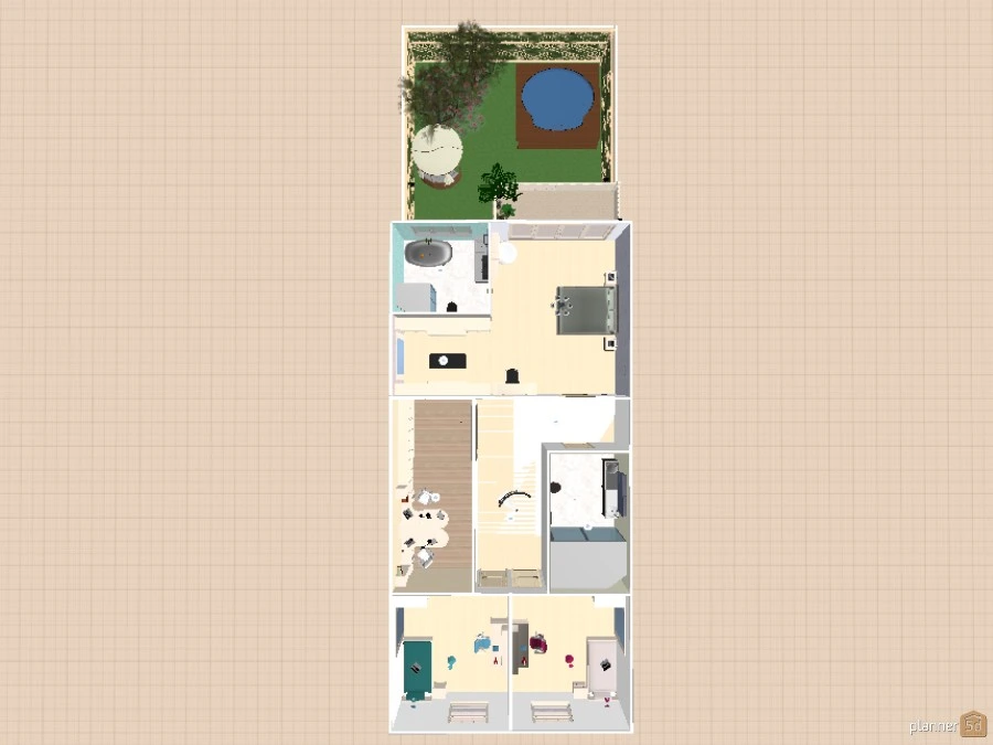 Casa 8x25 - 200m² #50570 by Bruna Guedes