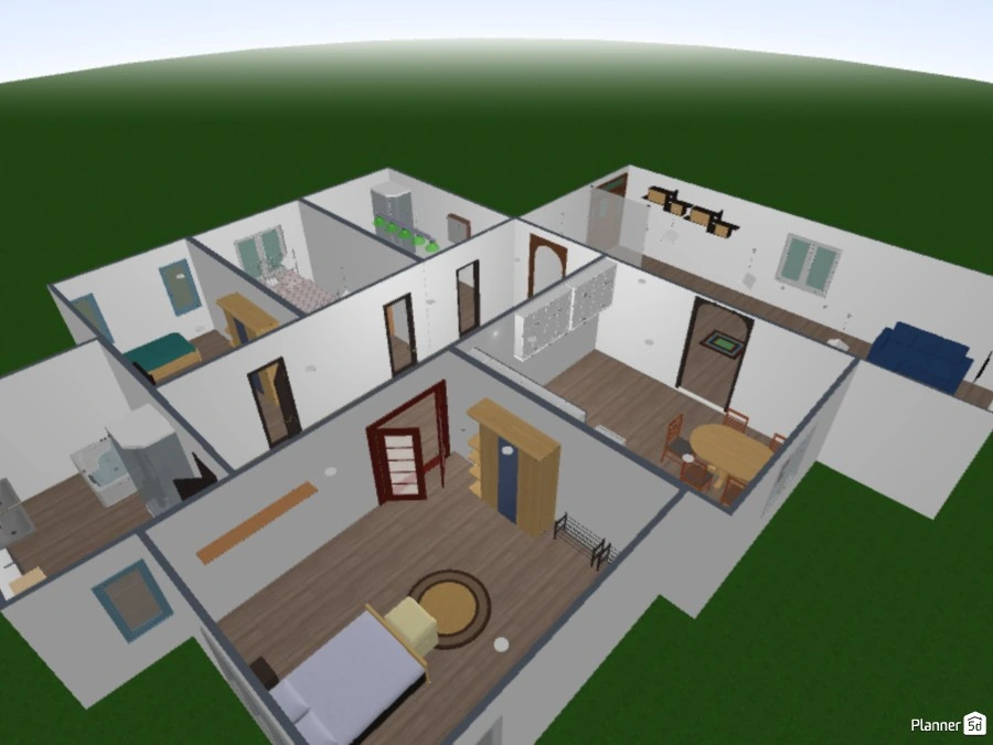 The Blue House #81964 by Dania Edwards