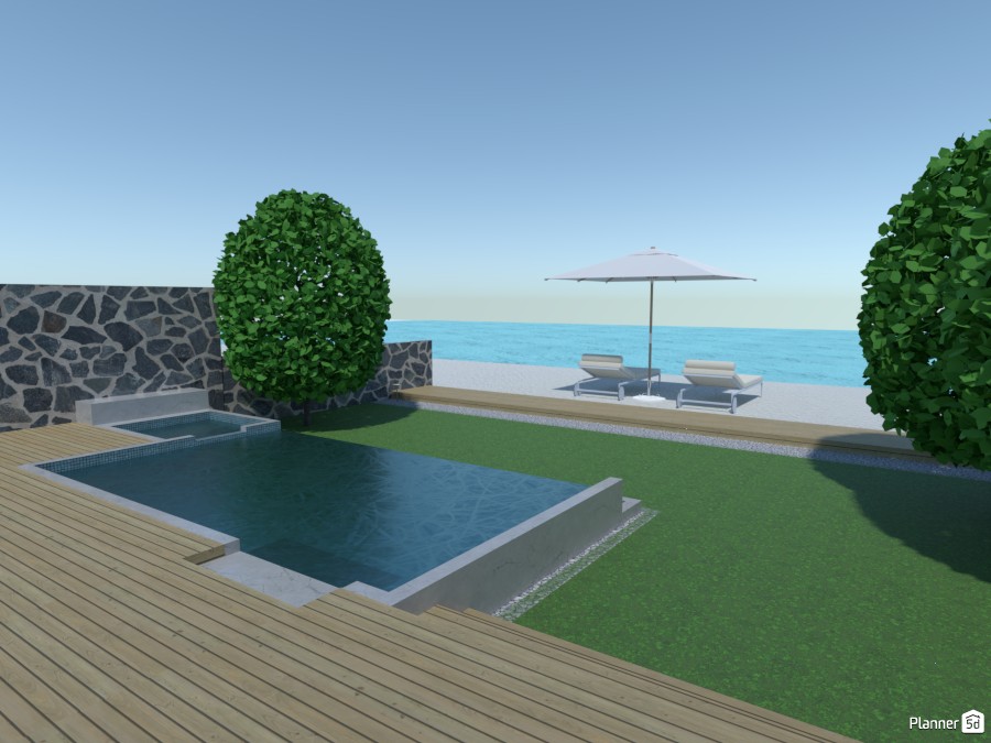 Beach front property + infinity pool #3501391 by Sadie