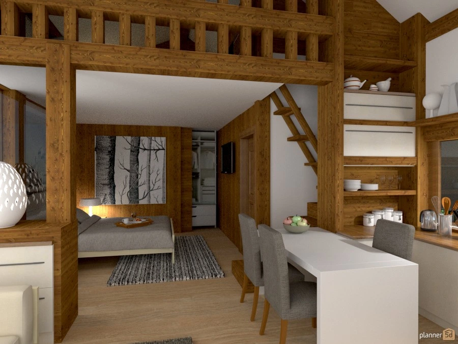 Bungalow 40 mq #60901 by Svetlana Baitchourina