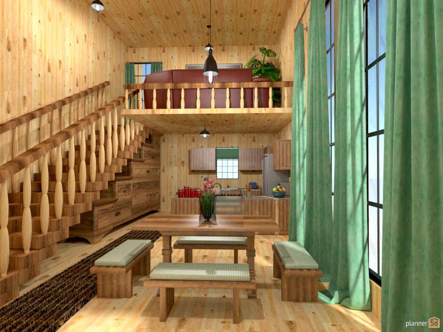 custom staircase n country loft 1004348 by Joy Suiter image