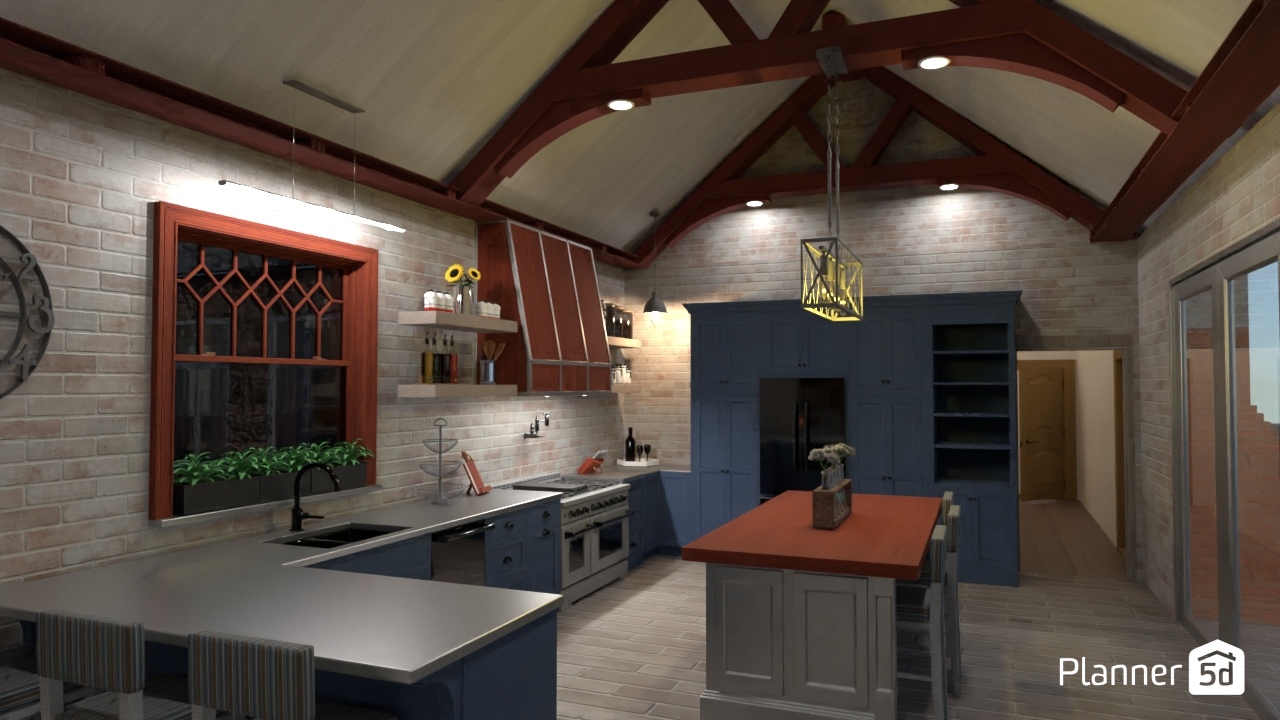Farmhouse Kitchen #28835968 by Gina