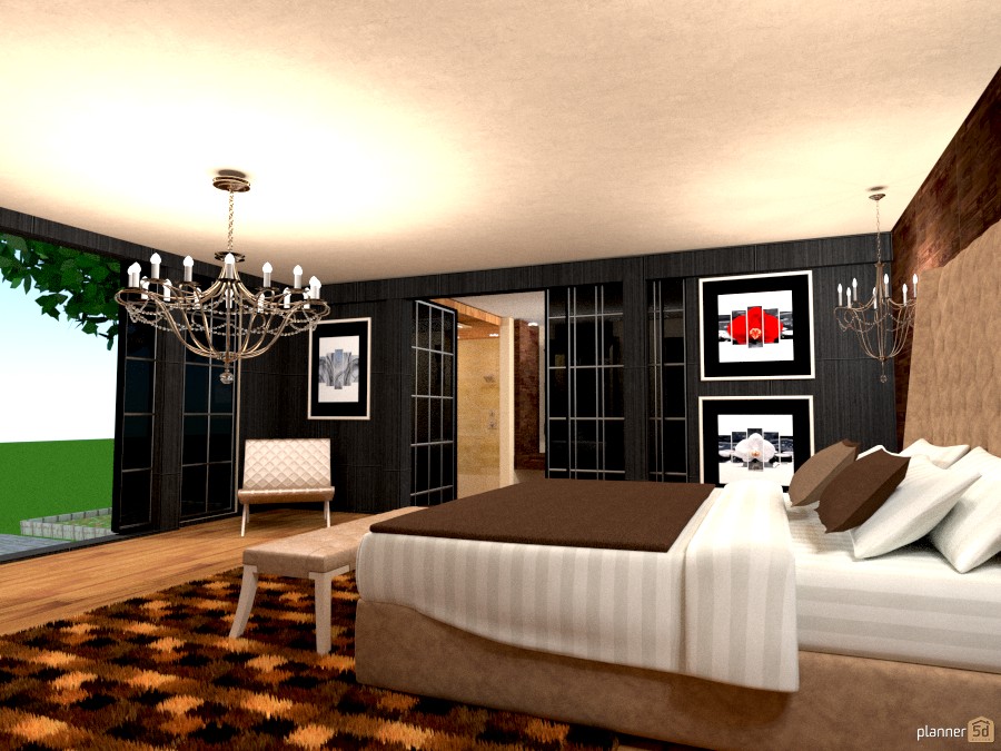 Airy bedroom #889237 by Moonface