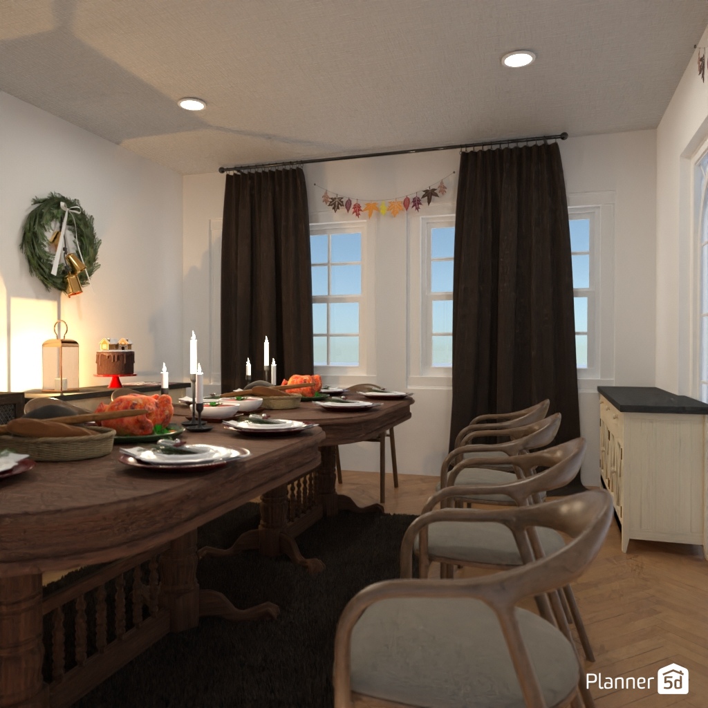 DB: Thanksgiving Day - room shell copy #23410587 by Editors Choice