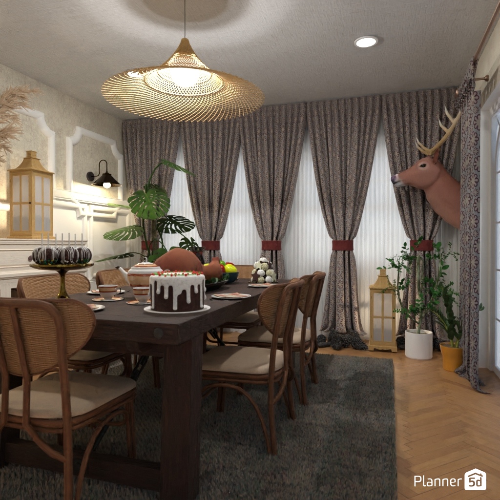 DB: Thanksgiving Day - room shell copy #23466987 by Editors Choice