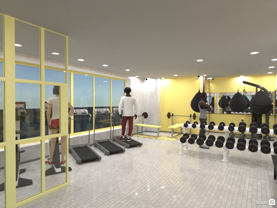 Yellow and Gray Gym 3727415 by Doggy image