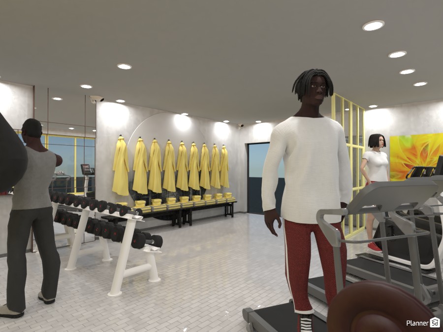 Yellow and Gray Gym 3727421 by Doggy image