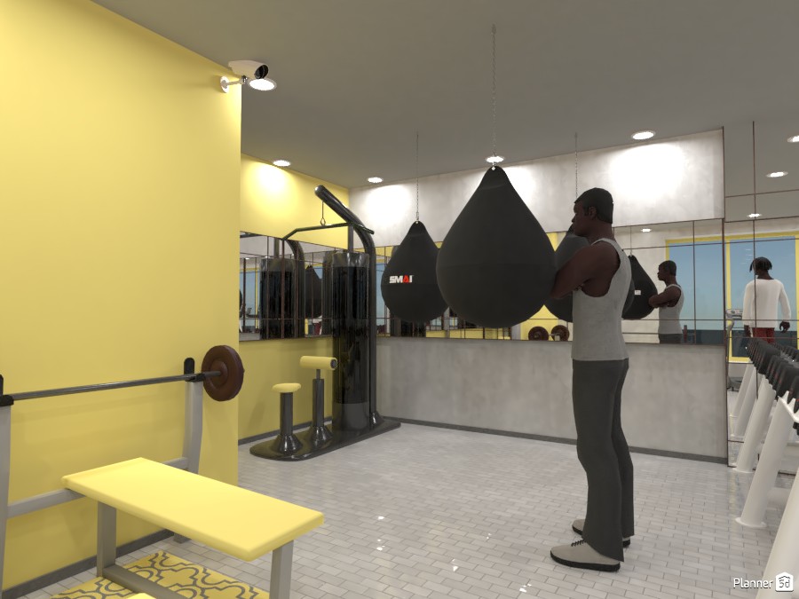 Yellow and Gray gym 3727424 by Doggy image