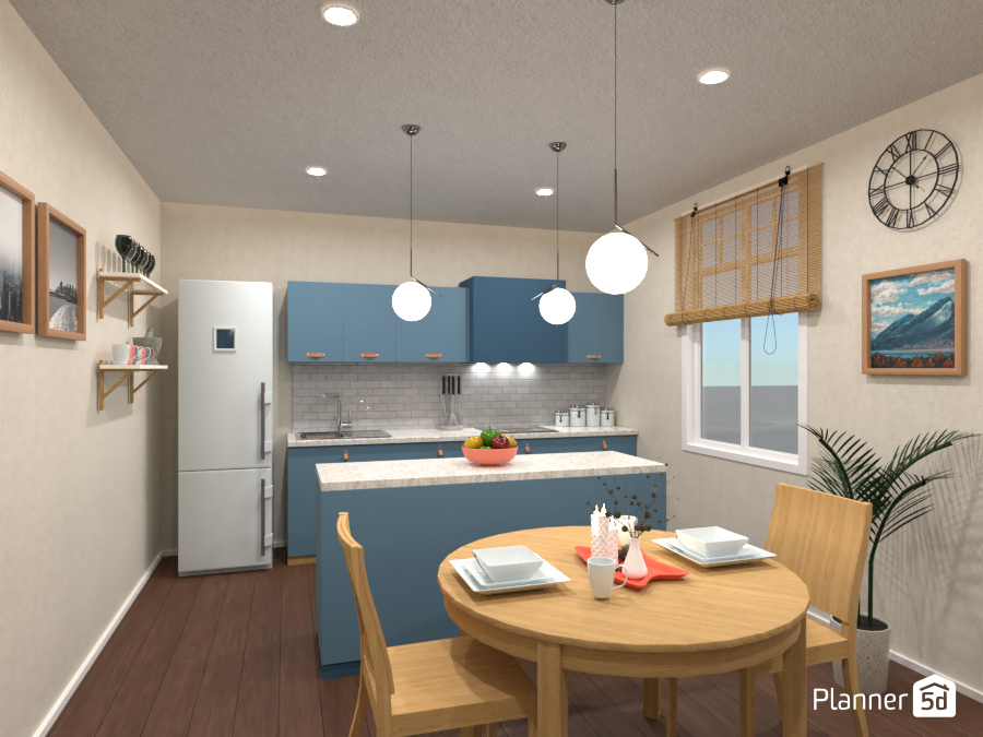 Kitchen With An Island - Design Battle Entry #7245182 by Valerie