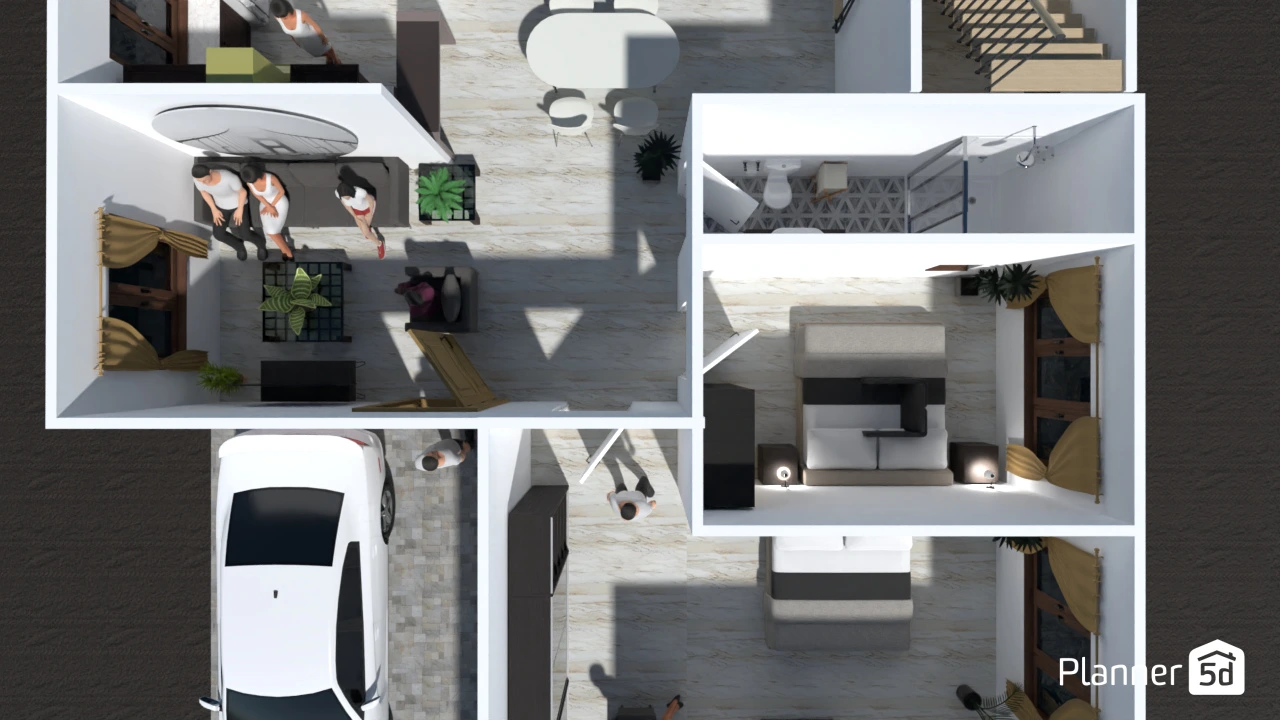 Projeto 5 - Free Online Design | 3D Kitchen Floor Plans by Planner 5D