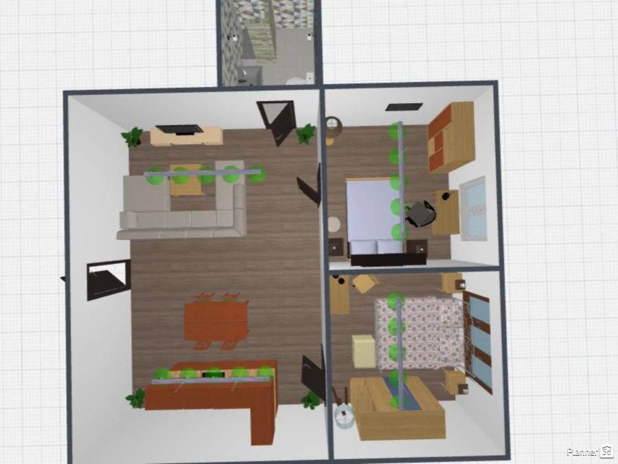 Mini apartment #87603 by Clara