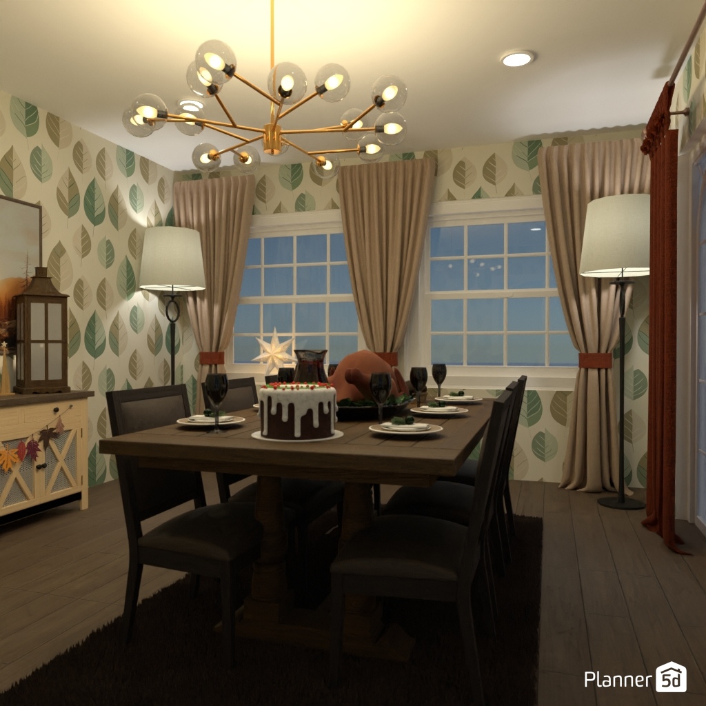 DB: Thanksgiving Day - room shell copy #23445003 by Editors Choice