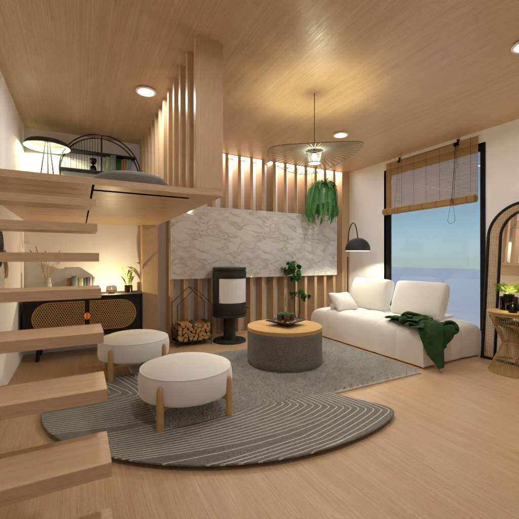 Japandi Living Room #11860748 by Editors Choice