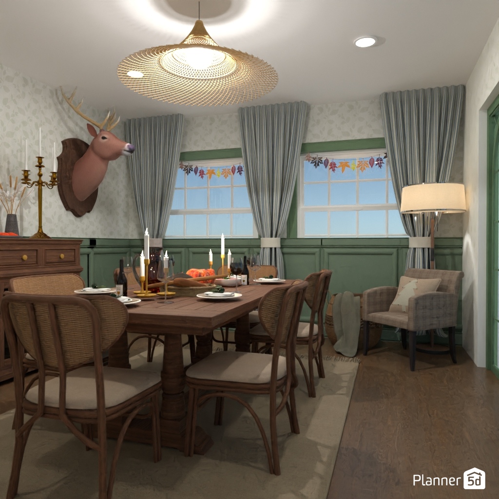 DB: Thanksgiving Day - room shell copy #23399231 by Editors Choice